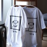 ″DOG″プリント半袖Tシャツ /  全2色