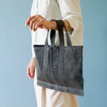 柘榴染｜トートバッグ｜Petanco Tote / MINI ｜軽やかに持てるロウ引きバッグ