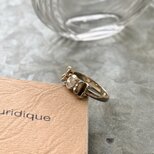 R429-ヴィンテージリング U.S.A. 1980's Ribbon Cubic Zirconia