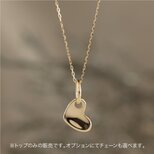 K18 ハートネックレス｜甘すぎない 大人のシンプルジュエリー トップのみ/選べるチェーン