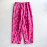 【New Colour】シュエシュエファブリック　タックパンツ　Shweshwe Magenta