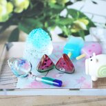 ガラスの納涼セット★ガラスのミニチュア★
