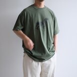″BIGDOG″ヴィンテージライクTシャツ / XLサイズ / フォレストグリーン