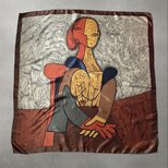 Vintage USA Pablo Picasso art design scarf