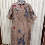 柿渋手ぬぐいワンピース　　（夏季限定品）