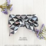 《大人可愛い 和風》チャコールグレー パステルカラー 三角形 浴衣 綿 夏 保冷剤 冬 カイロ ネッククーラー スカーフ