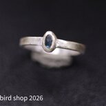 【たまにはメジャーな石もいいじゃない( ◜ω◝ )】オーバルカット　ロンドンブルートパーズ・シルバーリング【カプセル・L】