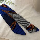 ハンドメイド☆アフリカ柄バックスカーフＢ