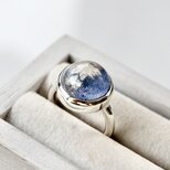 [深海庭園dumortierite in quartz]ring