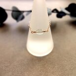 チェーンリング ■ 穏やかな日常 ■ 14kgf　オーバル　アクアマリン