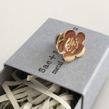 梅◆真鍮ピンバッジ