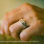 MARTINE　美しくしなやか。Bamboo K18 gold ring（M006）