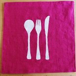 カトラリーのランチマット