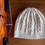 アラン模様”生命の木”の帽子 / Natural（ナチュラル）