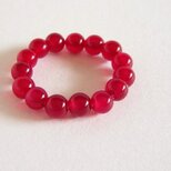 チェリーカルセドニー　Simple　Ring