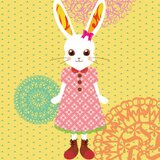 春まつ　雪うさぎ