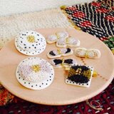 刺繍×ボタン　tanon