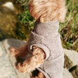 渋色　ハイネックニット　アースカラー　