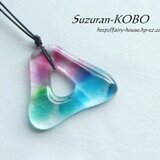 【M様専用ページ】グラデーションネックレス・三角(フュージング)