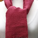 【No.0950】草木染手織りマフラー（絹100%）