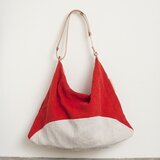 mormyrus linen square S/D RED