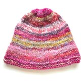 SALE 手紡ぎ糸のニット帽　H-090