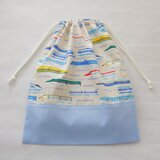 お着替え袋（新幹線　ホワイト）