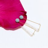 リバーシブルイヤークリップイヤリング