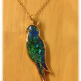 幸せの青い鳥ネックレス