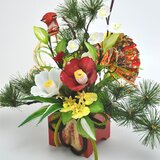 お正月飾り　-椿-