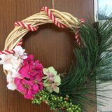 紫陽花の正月飾り