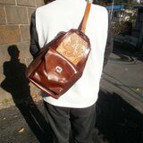 本革（牛革）のボンサック＆リュックサックの２ＷＡＹバッグ