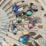 Rosca*bronze　両翼のネックレス