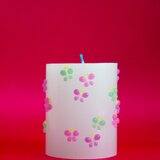 細工蝶々ろうそく(M)ピンク・紫・みどり