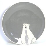 シロクマのお皿の画像