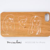 【天然木 iPhoneケース】「GIRLS' POWER」WOOD スマートフォンケースの画像