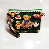 ふわふわ仲良しテディベアポーチ