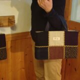 パッチワーク仕様　オリジナルハンドメイドバック　新作です！