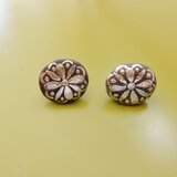 石銀彩イヤリング