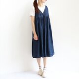 児島デニムのジャンパースカート