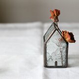 小さな小さなお家の花器