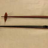 サヌキノ竹箸～華奢シリーズ～　22cm朱漆塗仕上げ