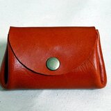 バングラキップ革　コインケース　オレンジ
