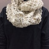 きびそ（生皮苧）手編みスヌード（素材糸　純国産　群馬県産）B級ランク3000デニールの画像