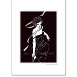 A4アートポスター・切り絵シリーズ「思春期」