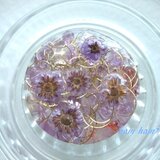 フローティングフラワーのオルゴナイト *スーパーセブン＆アメトリン