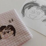 【父の日に】ししゅうハンカチ