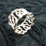 黒ずまないＳＶ透かしリングの画像