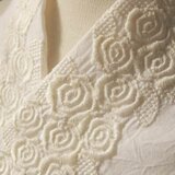 半衿・刺繍半衿・白薔薇