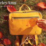 本革 3way リュック　″Fairway″ フェアウェイ マスタード